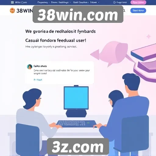 Interação dos usuários com a plataforma 38win e feedbacks
